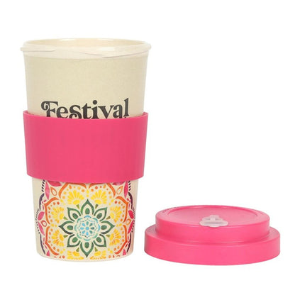 Festival Fuel Mandala Bamboo Eco Travel Mug - Alchem Soul