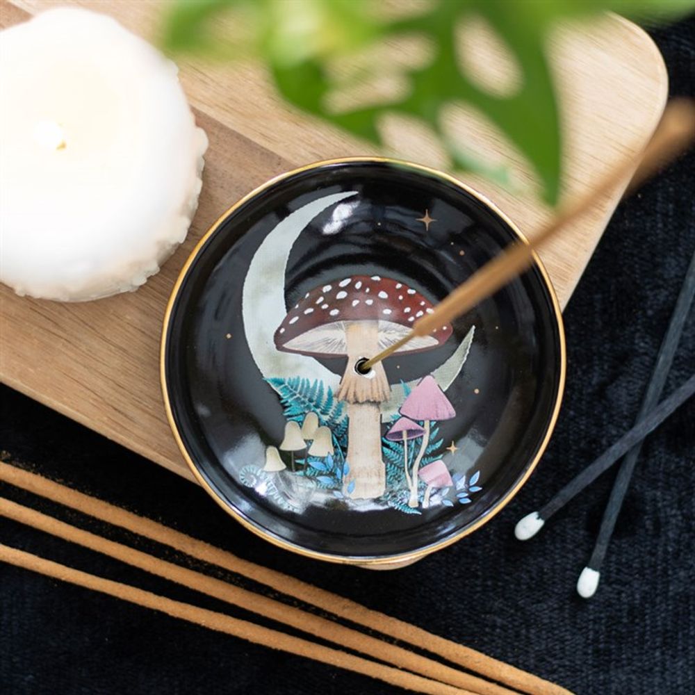 Forest Mushroom Ceramic Incense Plate - Alchem Soul