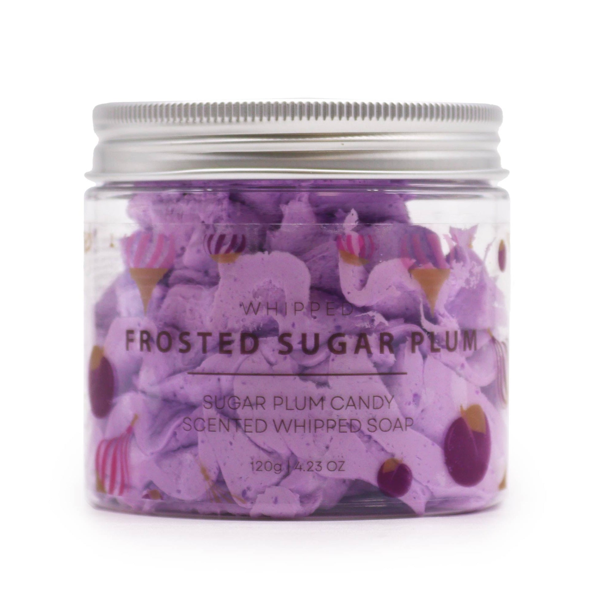 Frosted Sugar Plum Whipped Soap 120g - Alchem Soul