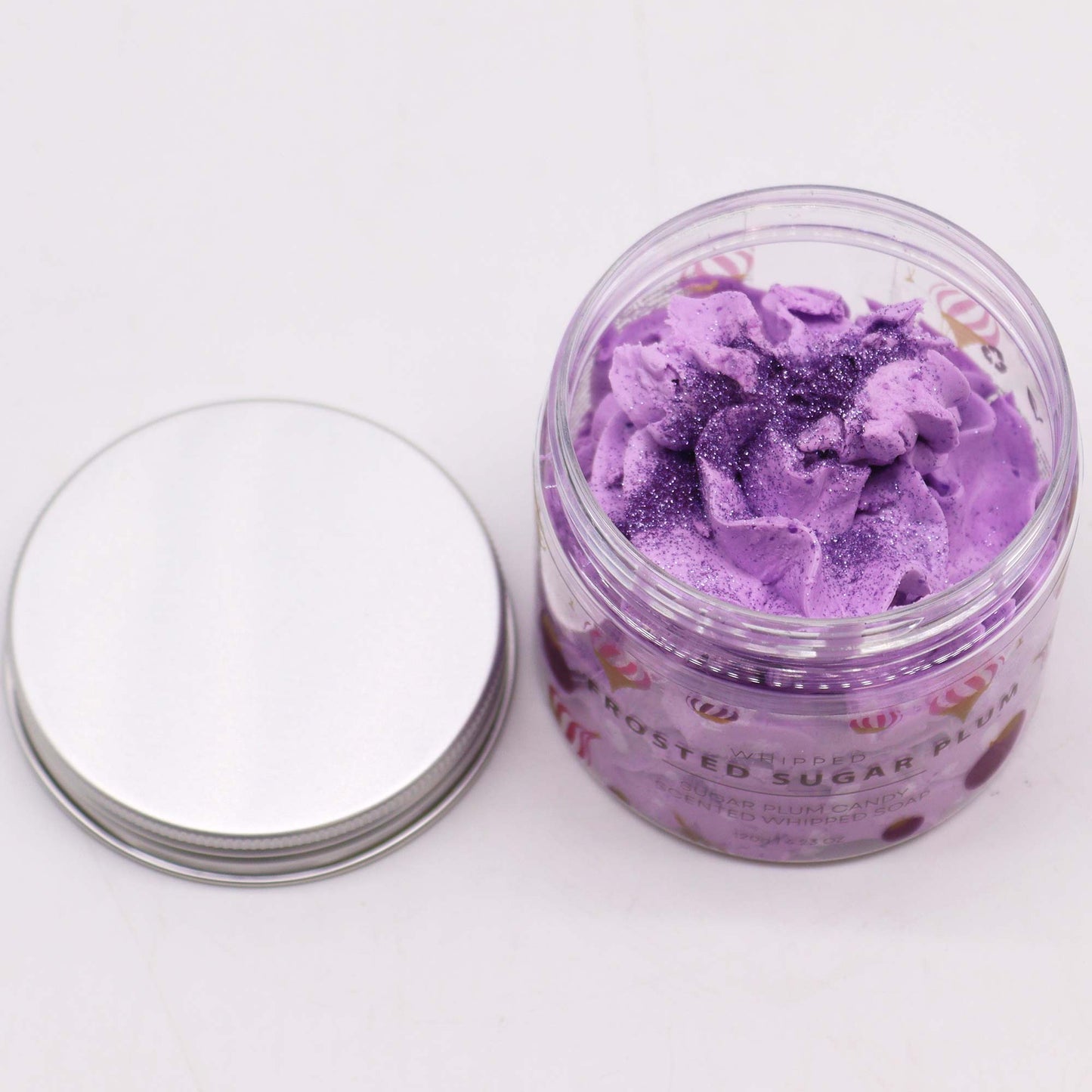 Frosted Sugar Plum Whipped Soap 120g - Alchem Soul