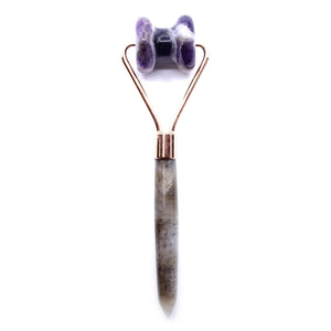 Gemstone Jawline Roller - Amethyst - Alchem Soul
