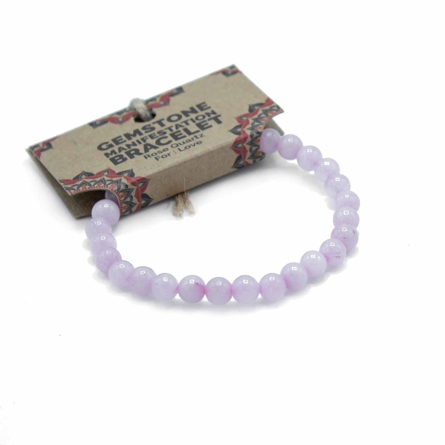 Gemstone Manifestation Bracelet - Rose Quartz - Love - Alchem Soul