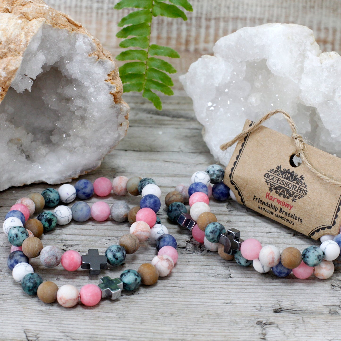 Gemstones Friendship Bracelets - Rainbow Gemstones - Alchem Soul