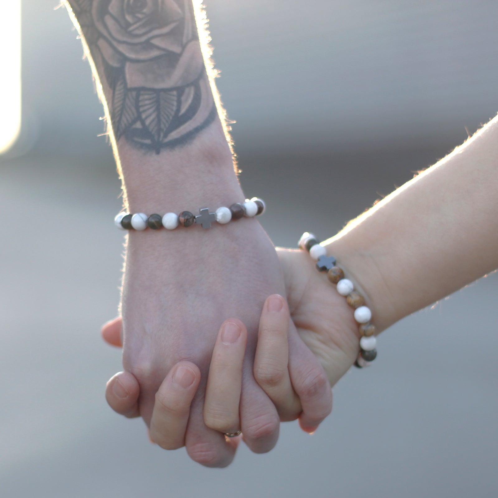 Gemstones Friendship Bracelets - Tiger Eye &amp; Black Stone - Alchem Soul