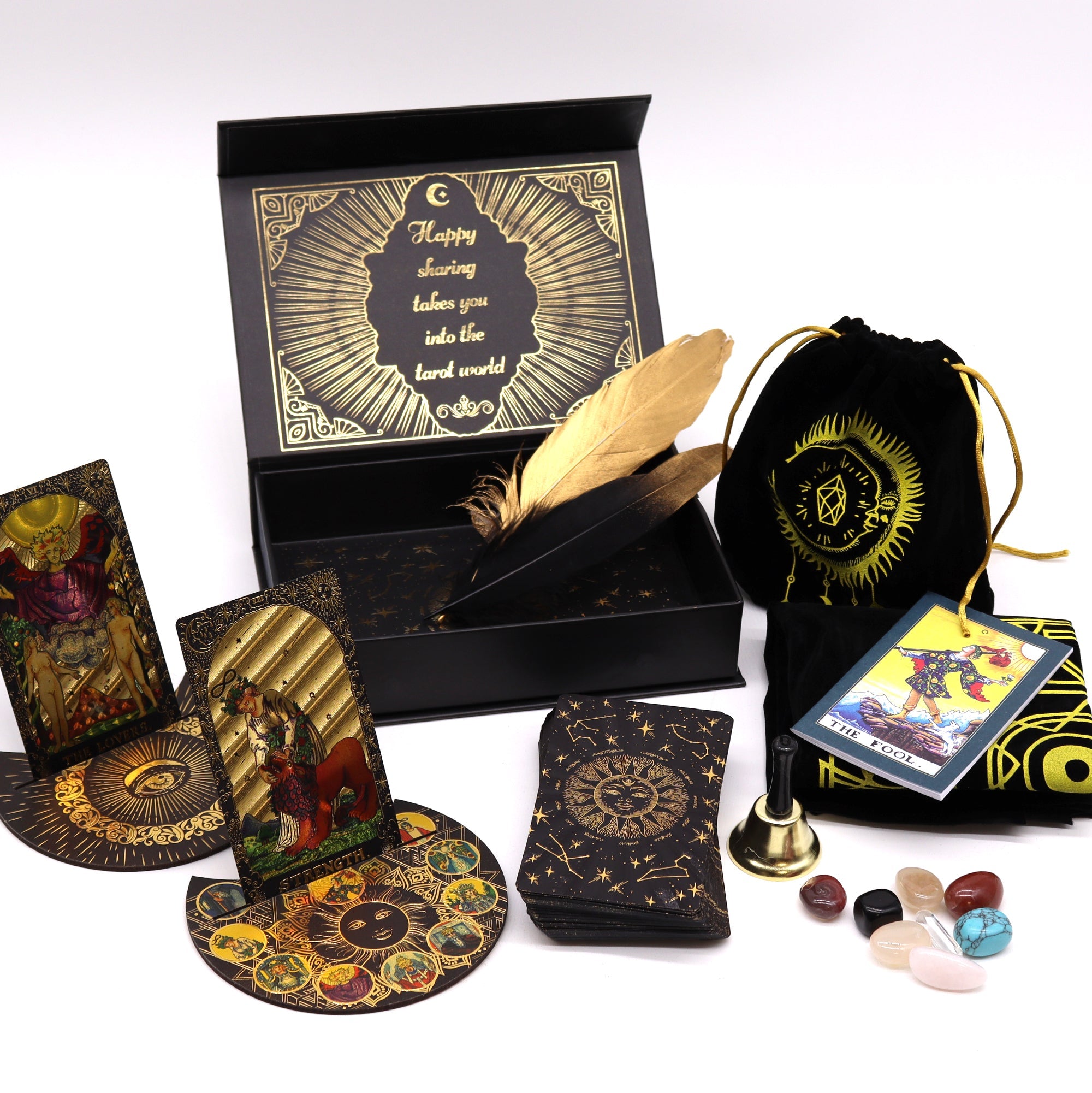 Gold Foil Tarot - Let the Magic Begin - Gift Set - Alchem Soul