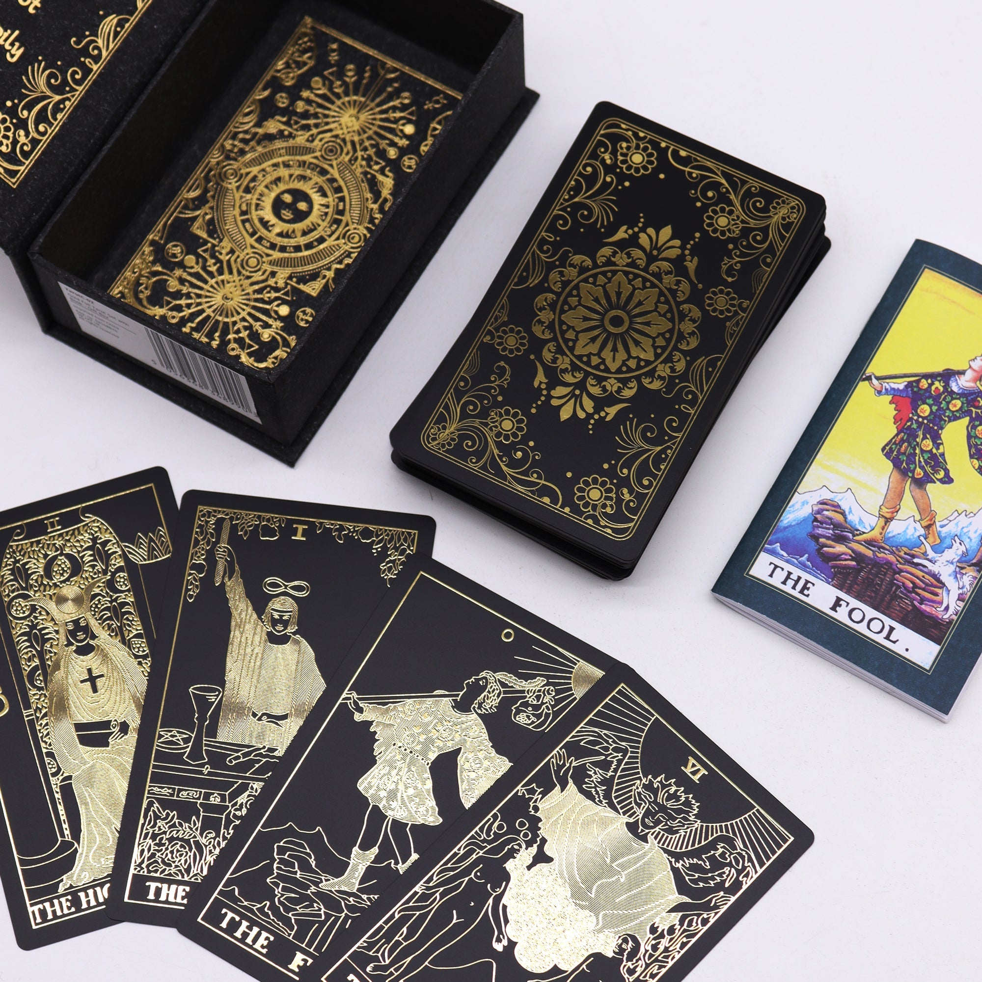 Gold Foil Tarot Set with Book - Gift Box - Alchem Soul