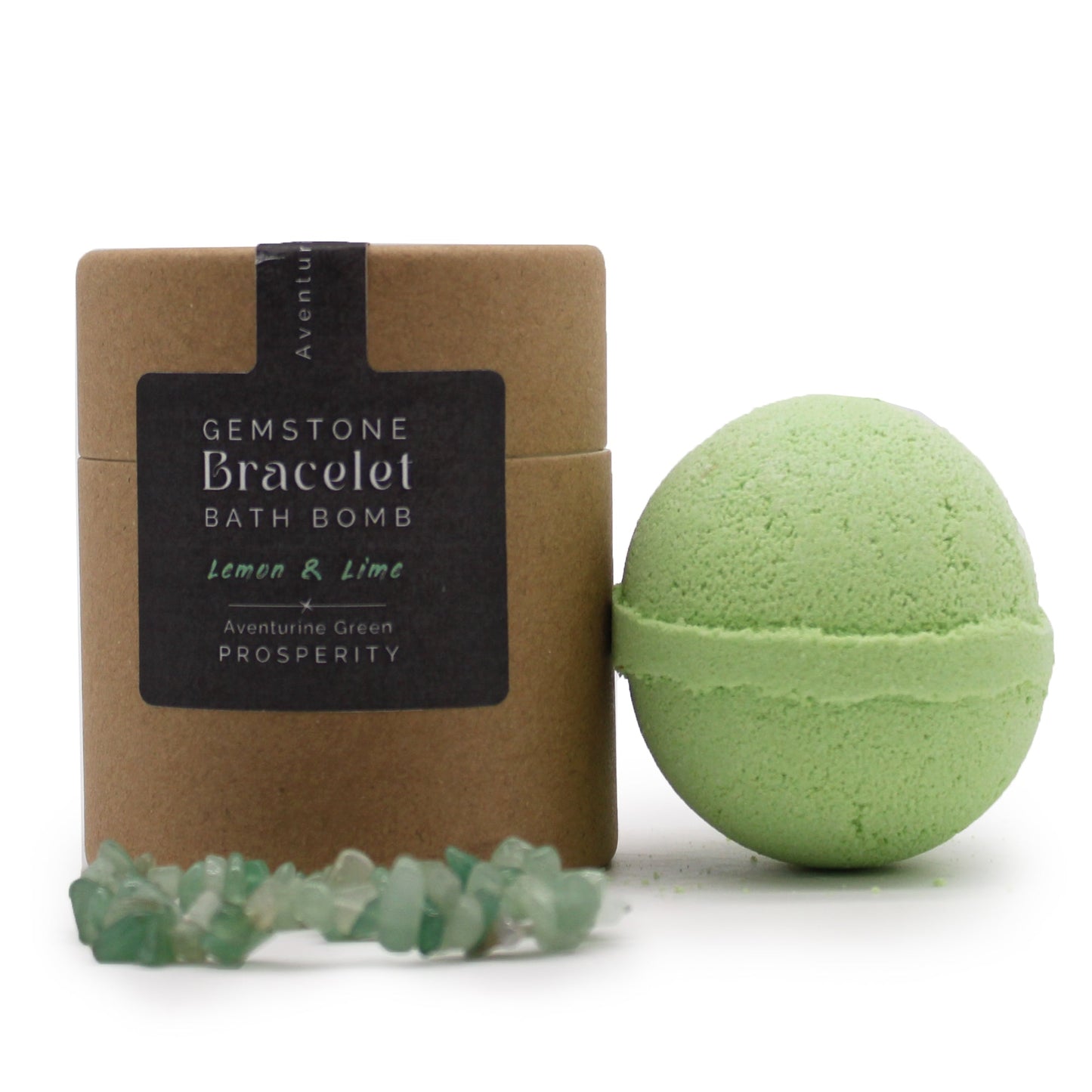 Green Aventurine Gem Bracelet Bath Bomb - Alchem Soul