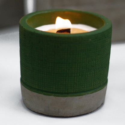 Green Sea Moss and Herbs Wooden Wick Candle - Alchem Soul