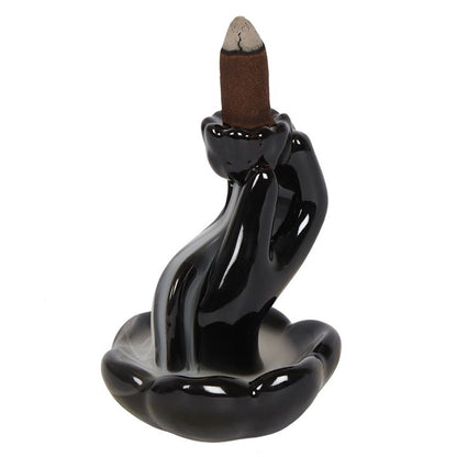 Hand & Lotus Flower Backflow Incense Burner - Alchem Soul