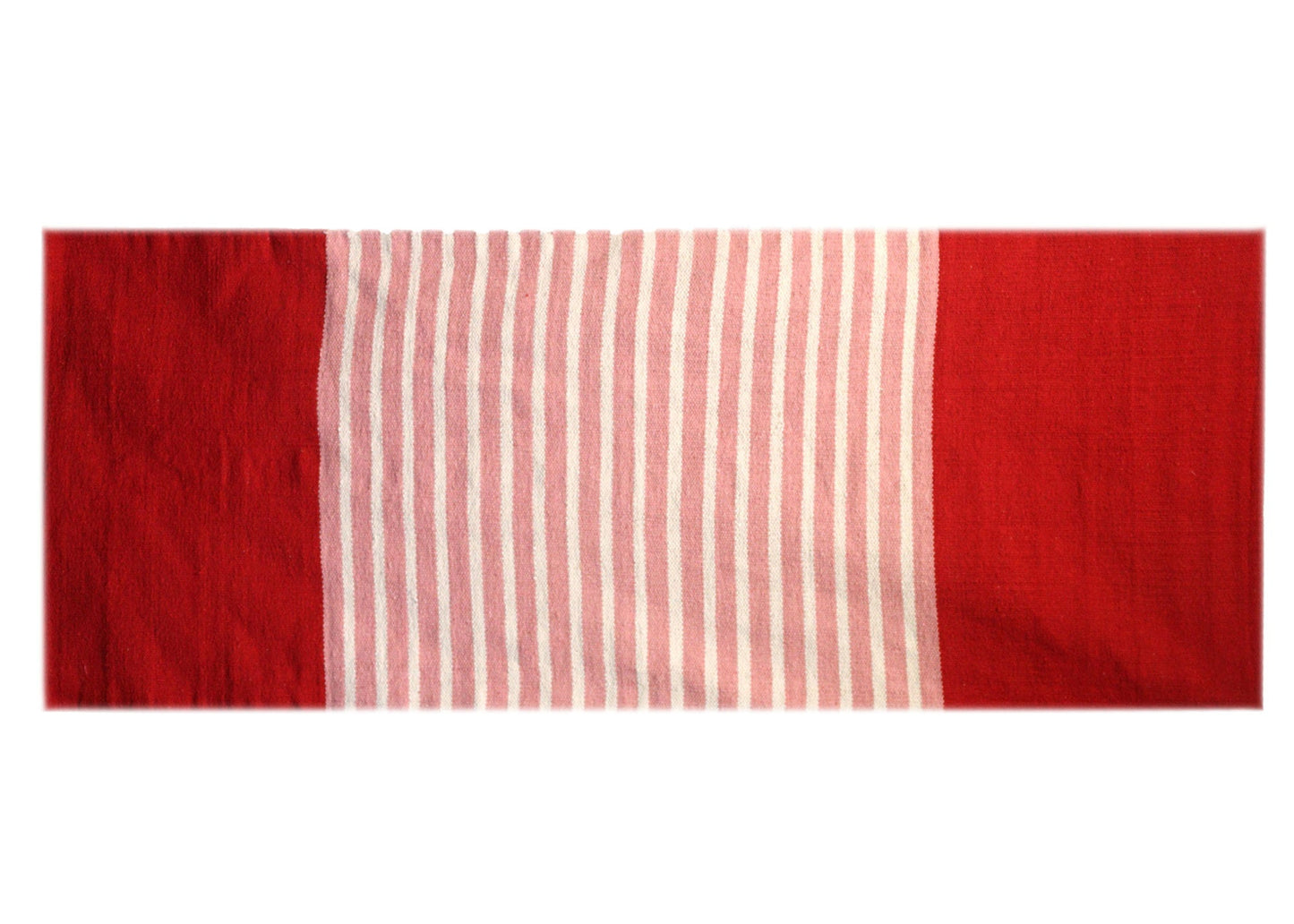 Indian Cotton Rug - 70x170cm - Red/Pink - Alchem Soul