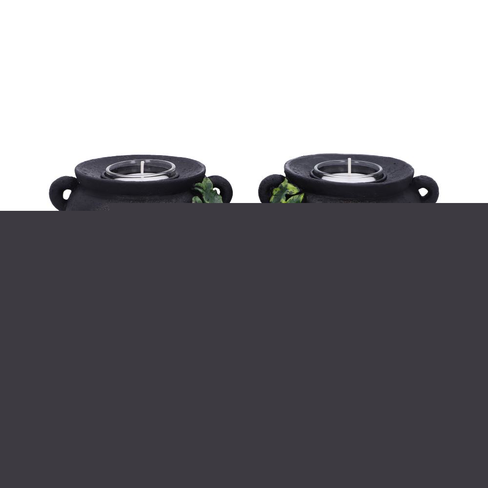 Ivy Cauldron Candle Holder 11cm (Set of 2) - Alchem Soul