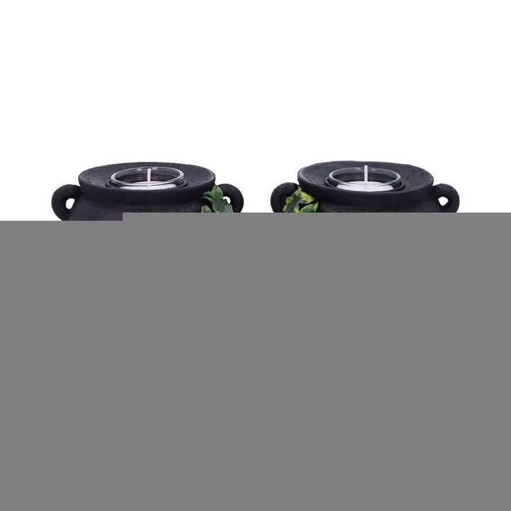 Ivy Cauldron Candle Holder 11cm (Set of 2) - Alchem Soul