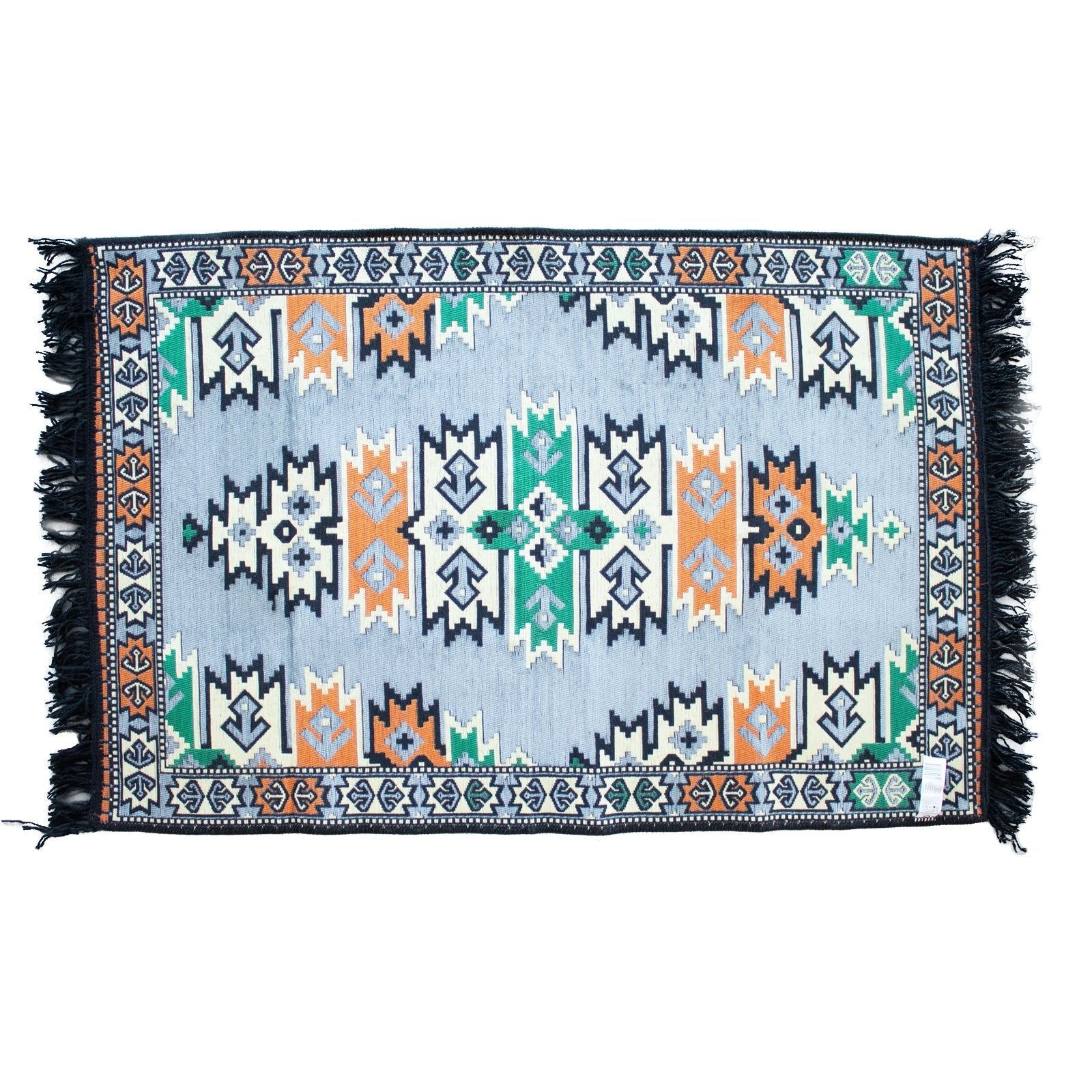 Kilim Rug 125x80 cm - Charcoal - Alchem Soul