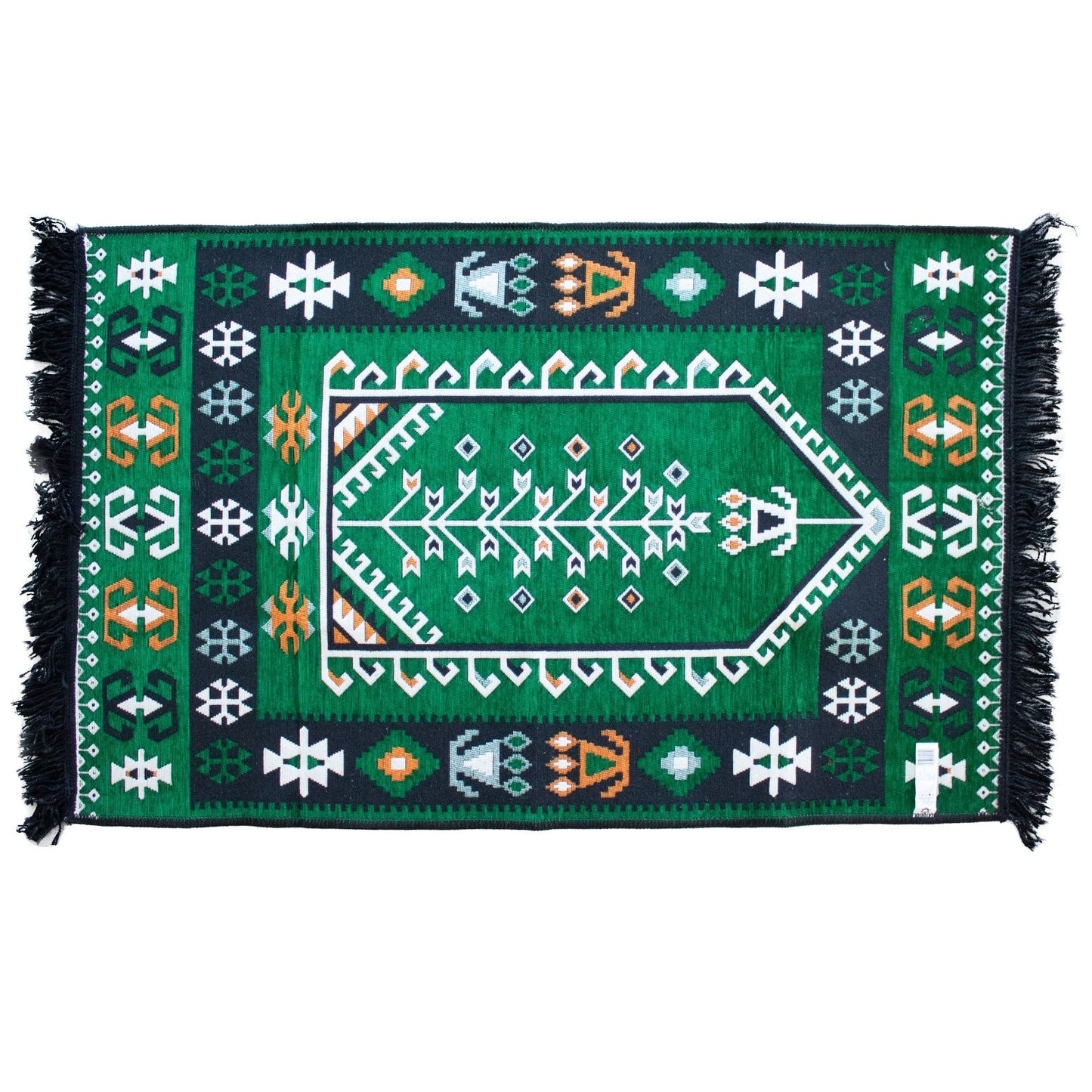 Kilim Rug 125x80 cm - Green - Alchem Soul