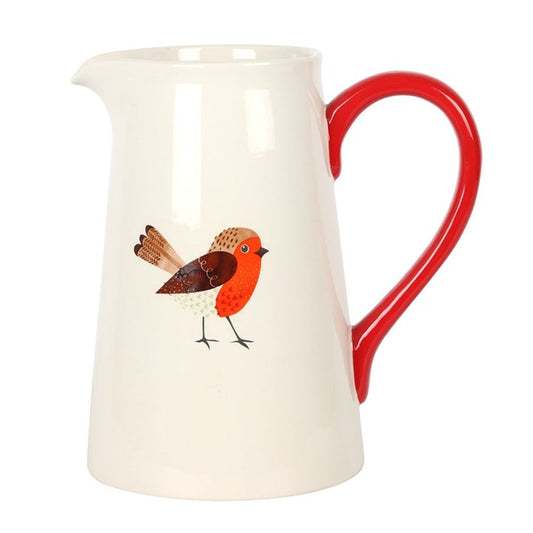 Large Robin Flower Jug - Alchem Soul