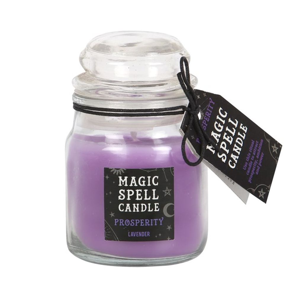 Lavender 'Prosperity' Spell Candle Jar - Alchem Soul