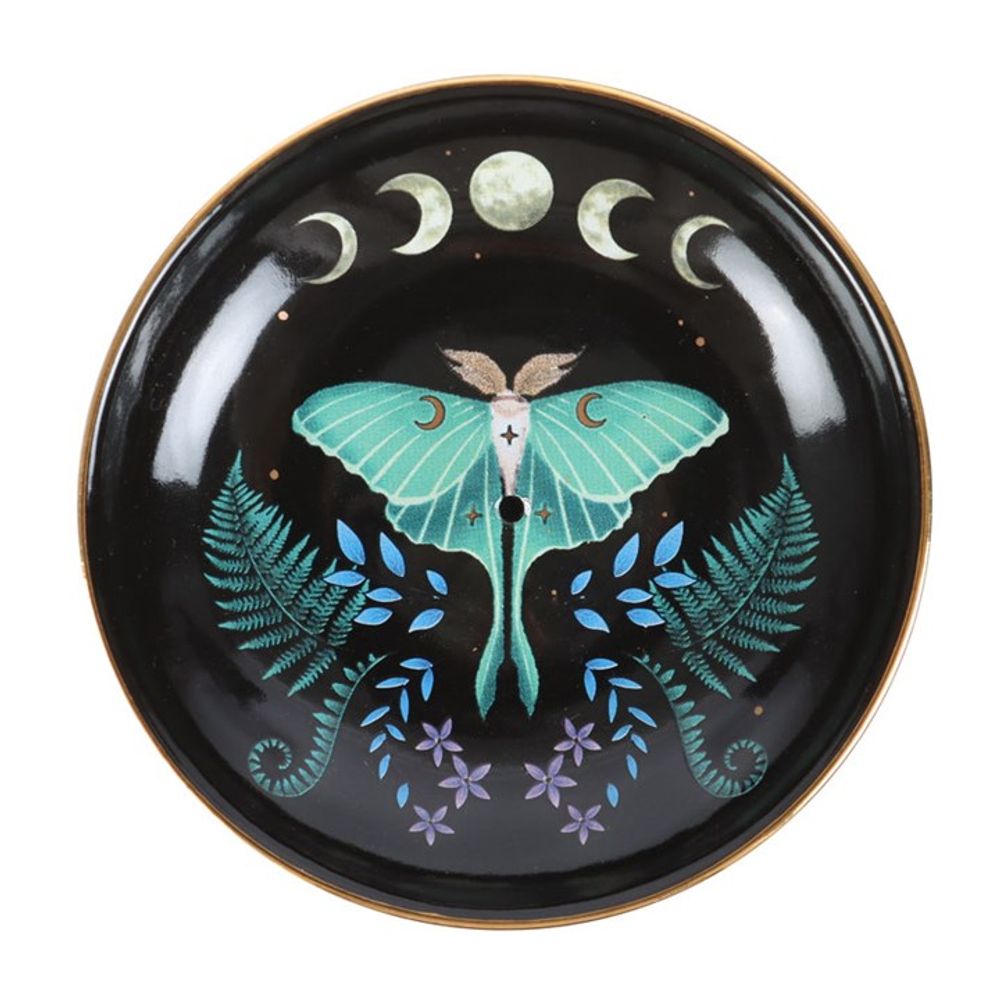 Luna Moth Ceramic Incense Plate - Alchem Soul