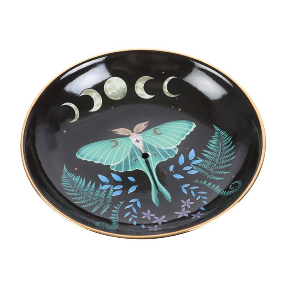 Luna Moth Ceramic Incense Plate - Alchem Soul