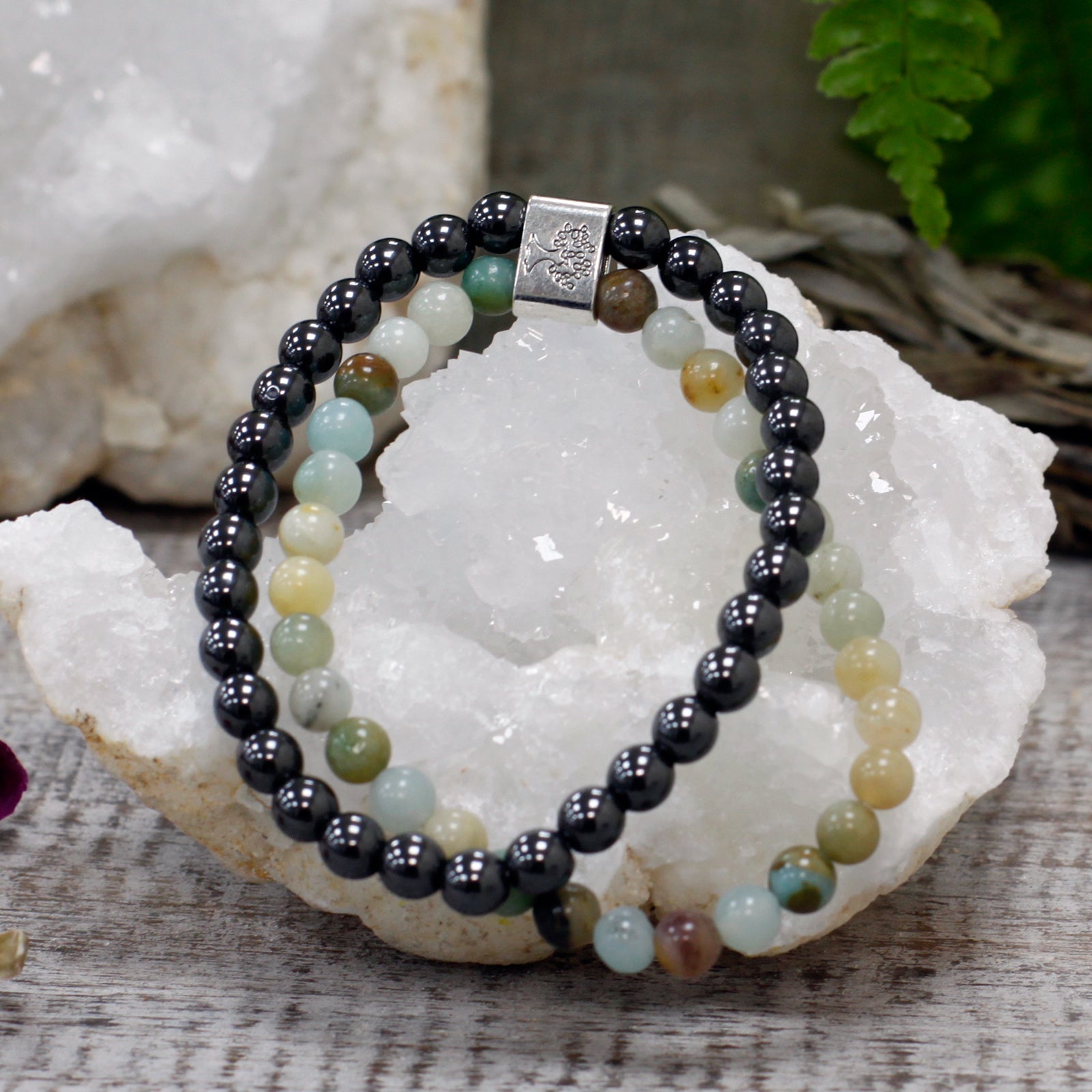 Magnetic Gemstone Bracelet - Amazonite - Alchem Soul