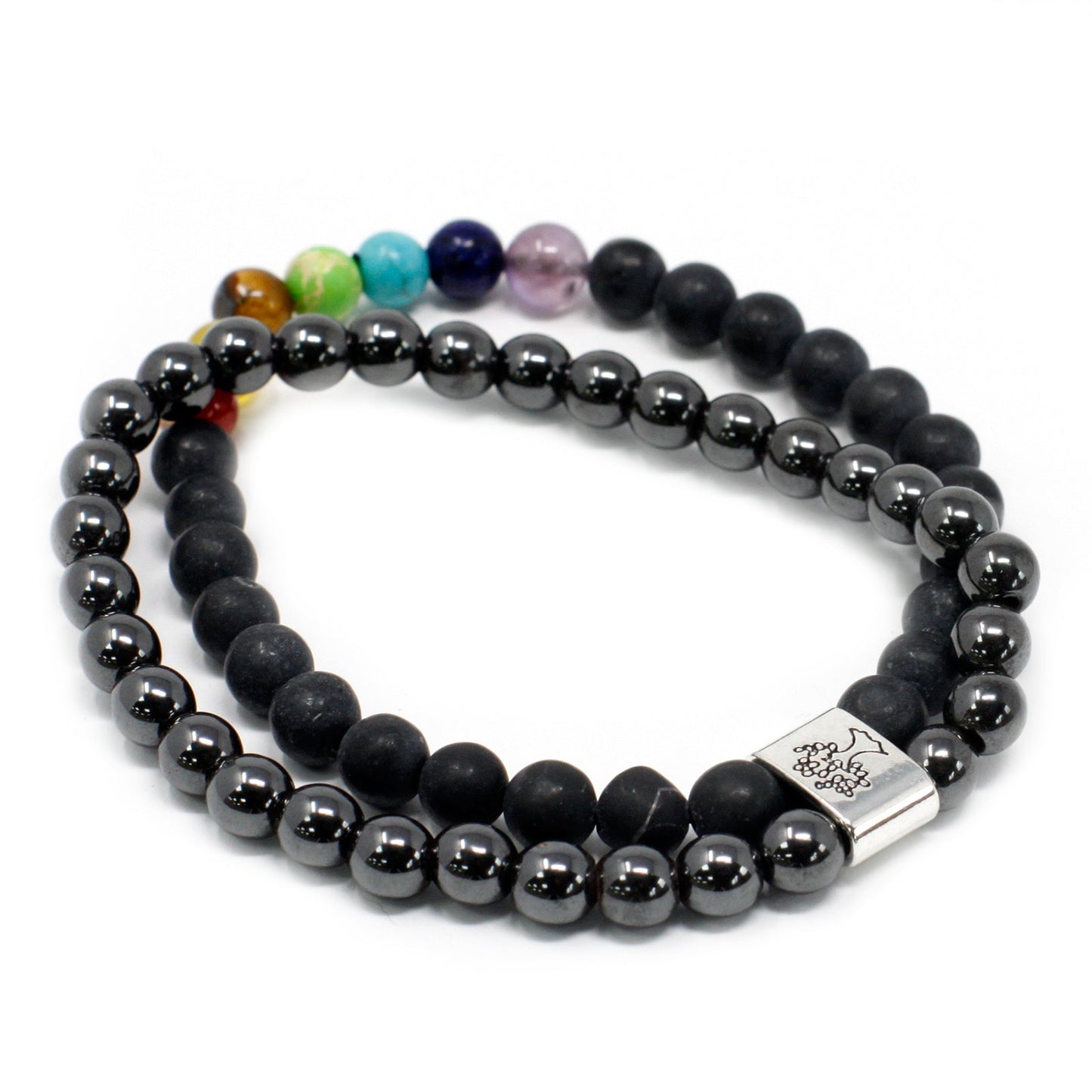 Magnetic Gemstone Bracelet - Black Stone Chakra - Alchem Soul