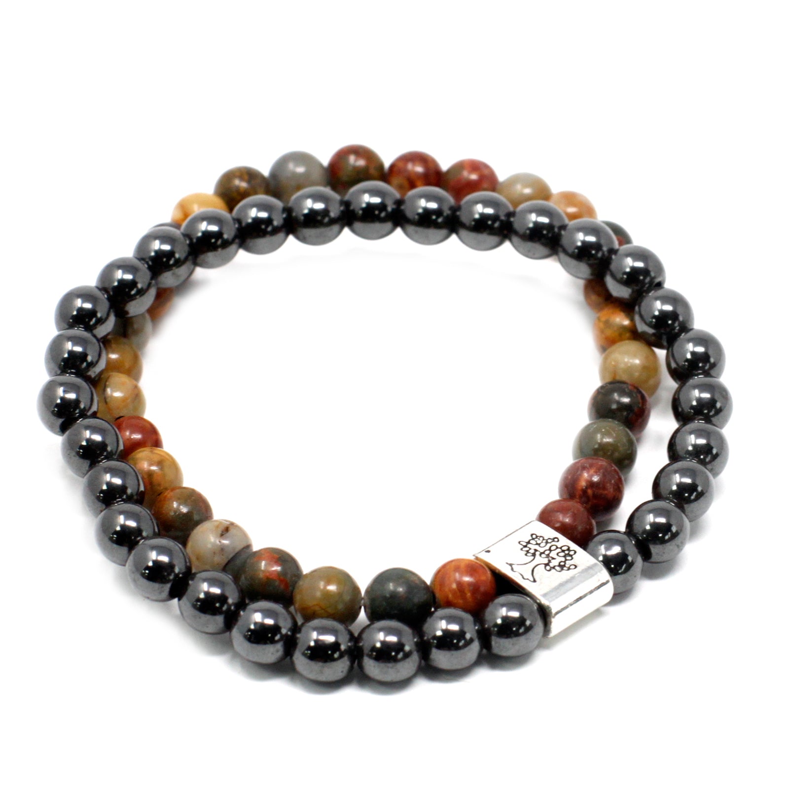 Magnetic Gemstone Bracelet - Picasso Jasper - Alchem Soul