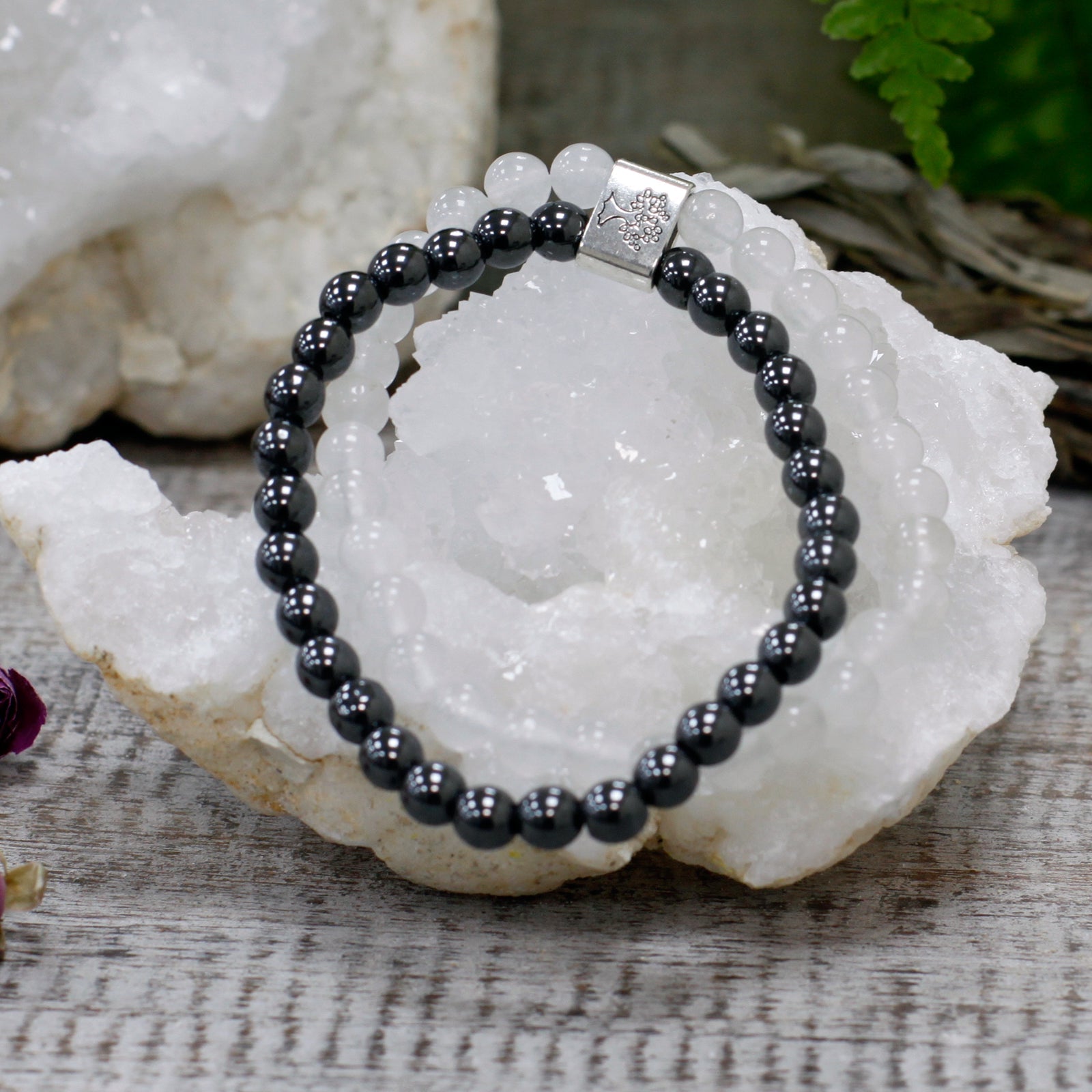 Magnetic Gemstone Bracelet - Rock Quartz - Alchem Soul