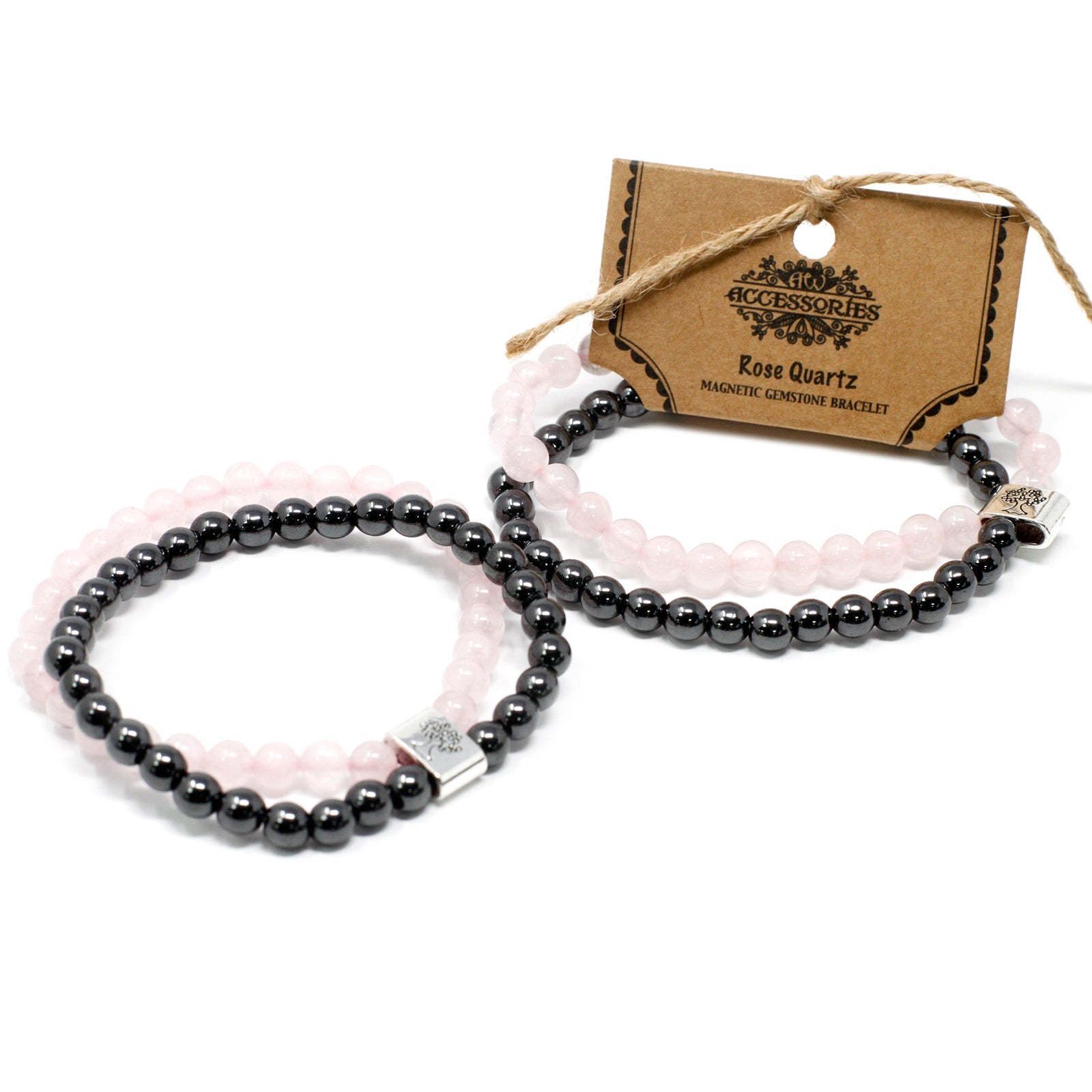 Magnetic Gemstone Bracelet - Rose Quartz - Alchem Soul