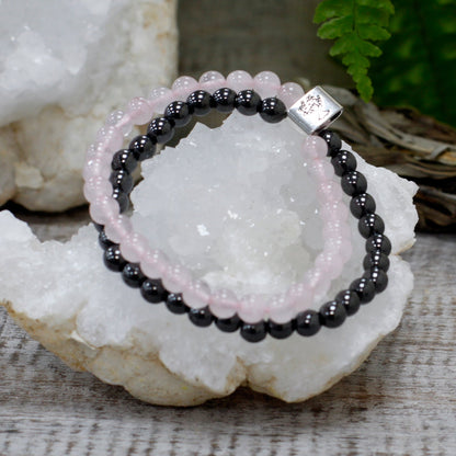 Magnetic Gemstone Bracelet - Rose Quartz - Alchem Soul