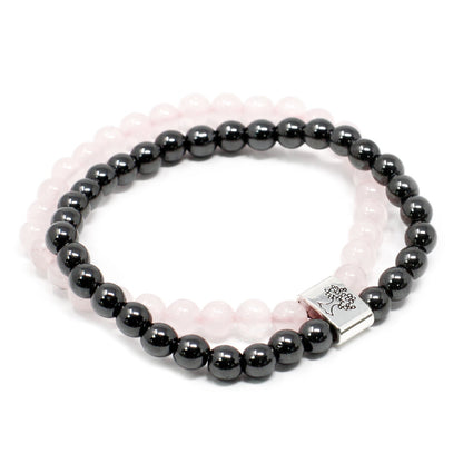 Magnetic Gemstone Bracelet - Rose Quartz - Alchem Soul