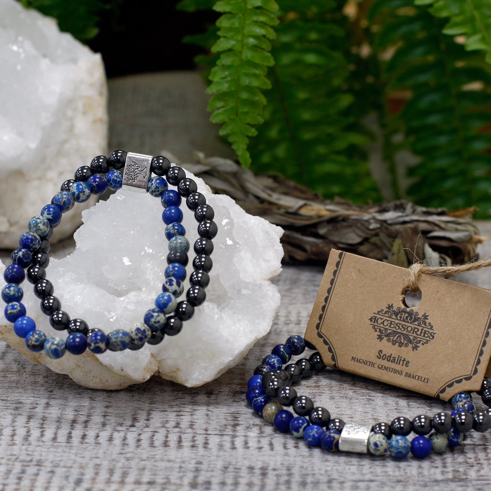 Magnetic Gemstone Bracelet - Sodalite - Alchem Soul