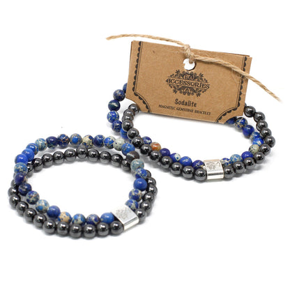 Magnetic Gemstone Bracelet - Sodalite - Alchem Soul