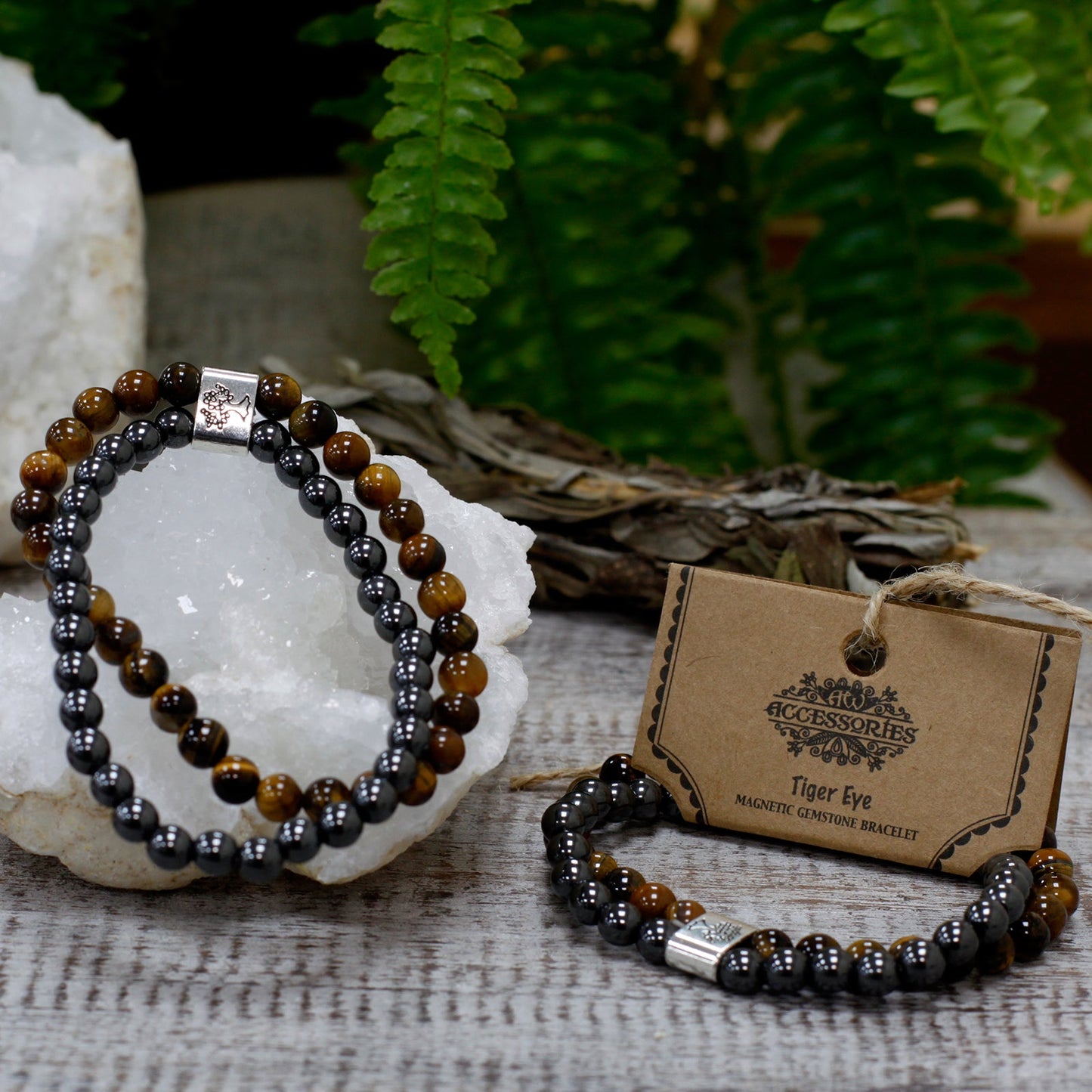 Magnetic Gemstone Bracelet - Tiger Eye - Alchem Soul