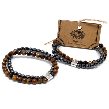 Magnetic Gemstone Bracelet - Tiger Eye - Alchem Soul