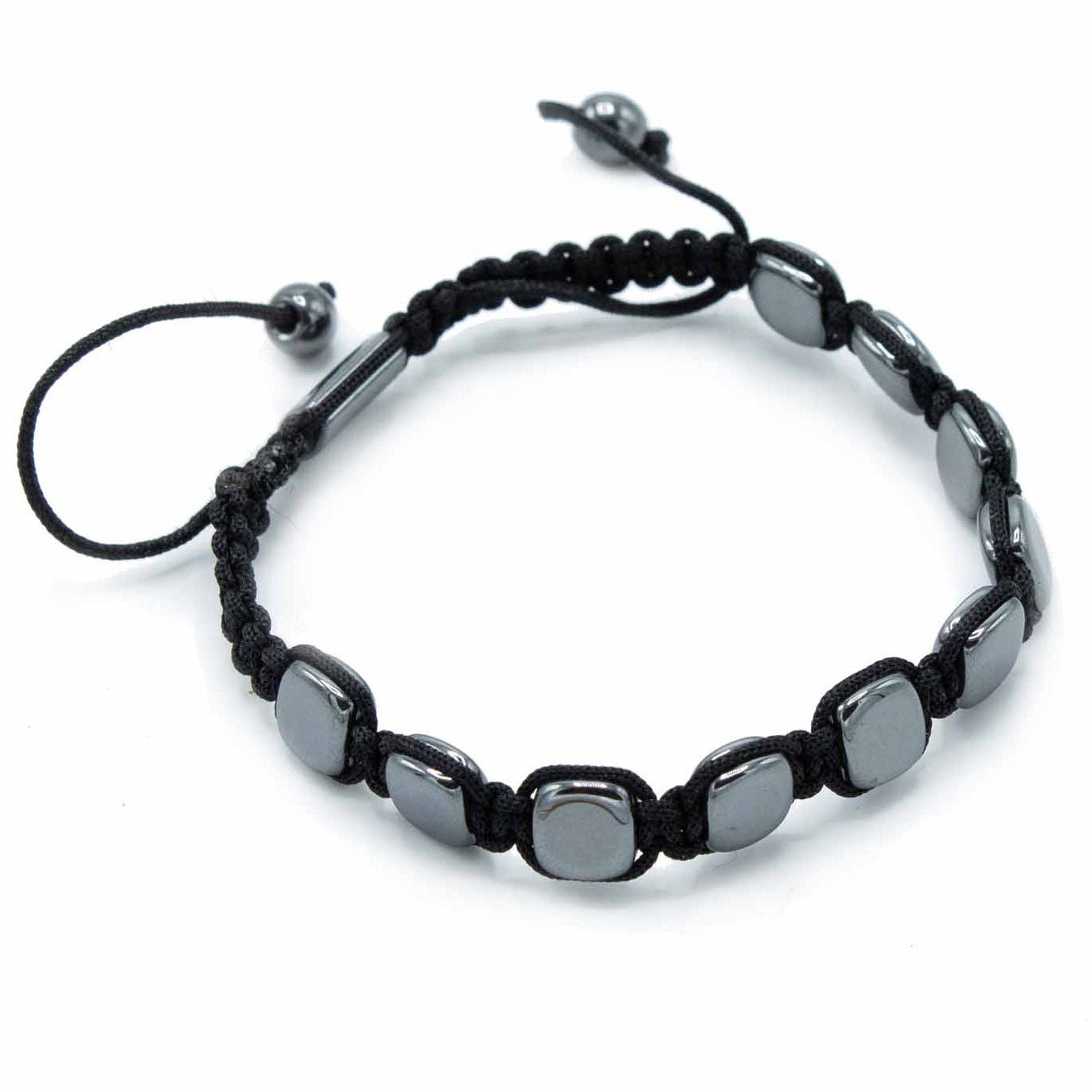 Magnetic Hematite Shamballa Bracelet - Round Corners - Alchem Soul