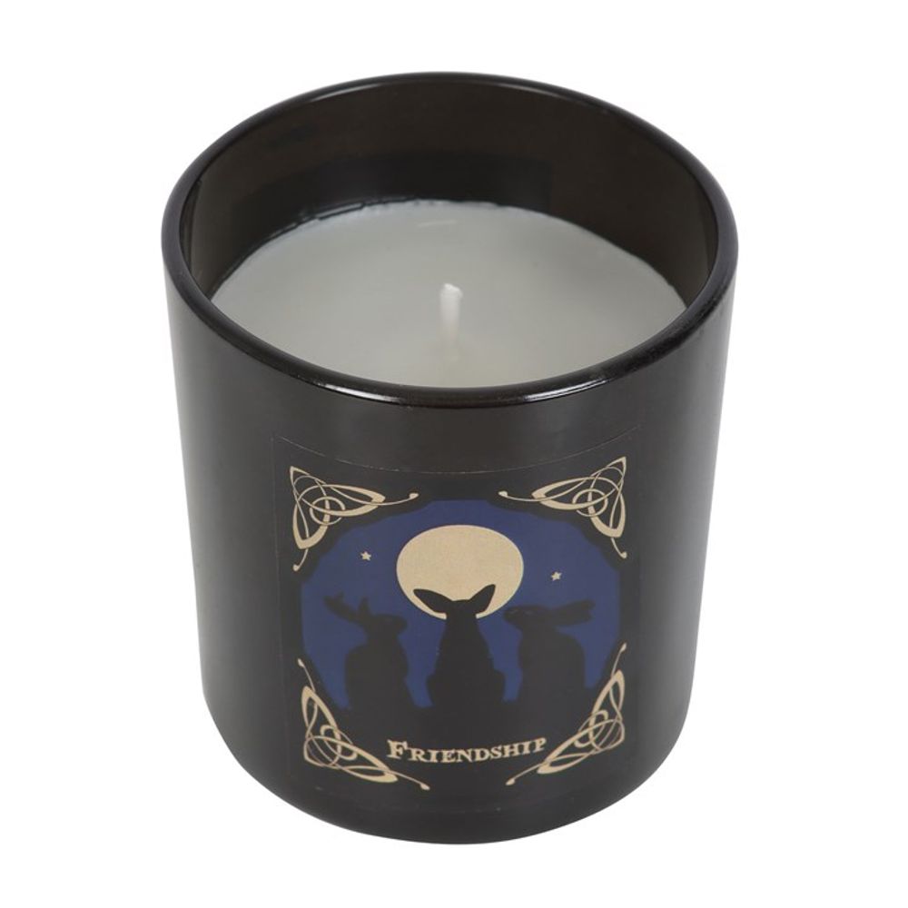 'Moon Gazing Hares' Friendship Candle by Lisa Parker - Alchem Soul