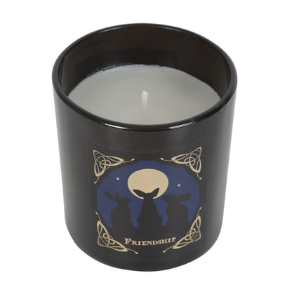 'Moon Gazing Hares' Friendship Candle by Lisa Parker - Alchem Soul