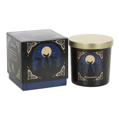 'Moon Gazing Hares' Friendship Candle by Lisa Parker - Alchem Soul