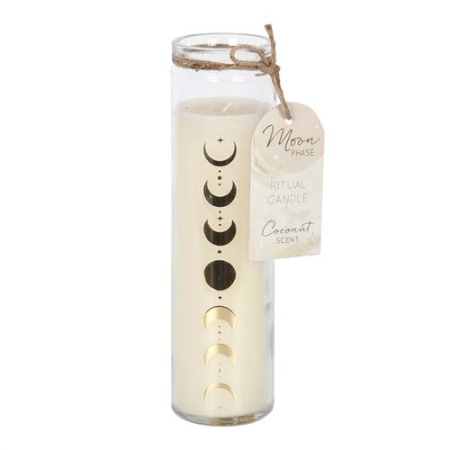 Moon Phase Coconut Tube Candle - Alchem Soul