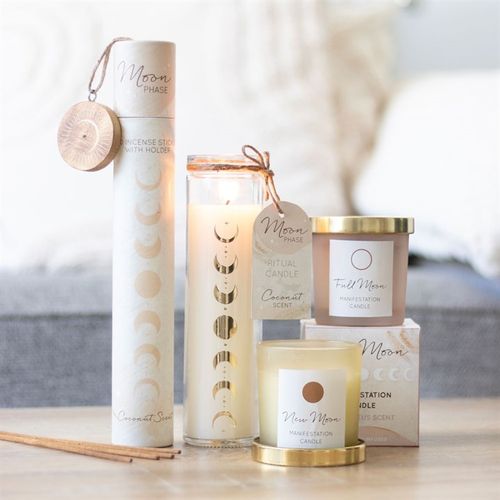 Moon Phase Coconut Tube Candle - Alchem Soul