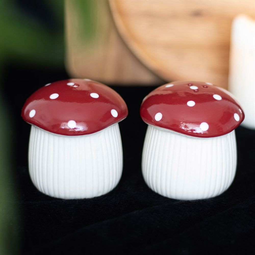 Mushroom Salt and Pepper Shakers - Alchem Soul