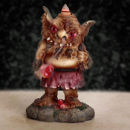 Mushroom Troll Backflow Incense Burner - Alchem Soul