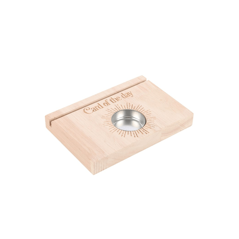 Natural Card of the Day Tarot Card Stand Tealight Holder - Alchem Soul