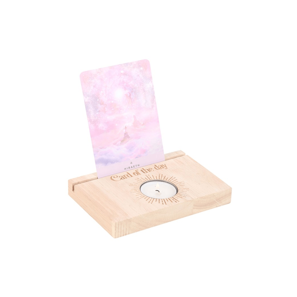 Natural Card of the Day Tarot Card Stand Tealight Holder - Alchem Soul