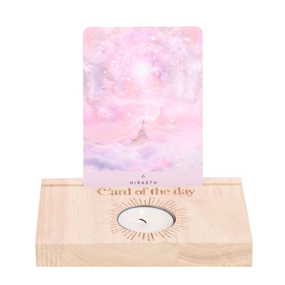 Natural Card of the Day Tarot Card Stand Tealight Holder - Alchem Soul