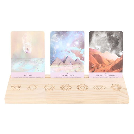 Natural Seven Chakras Tarot Card Stand - Alchem Soul