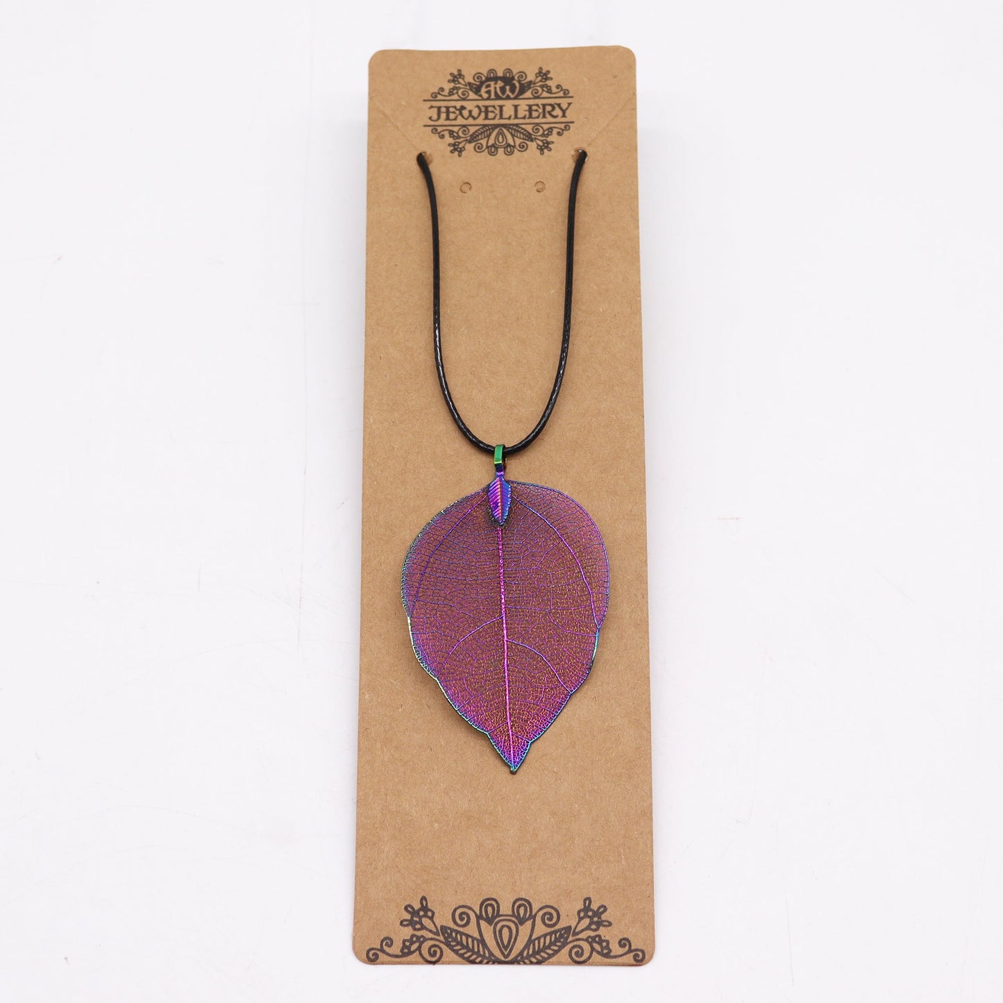 Necklace - Bravery Leaf - Multicoloured - Alchem Soul