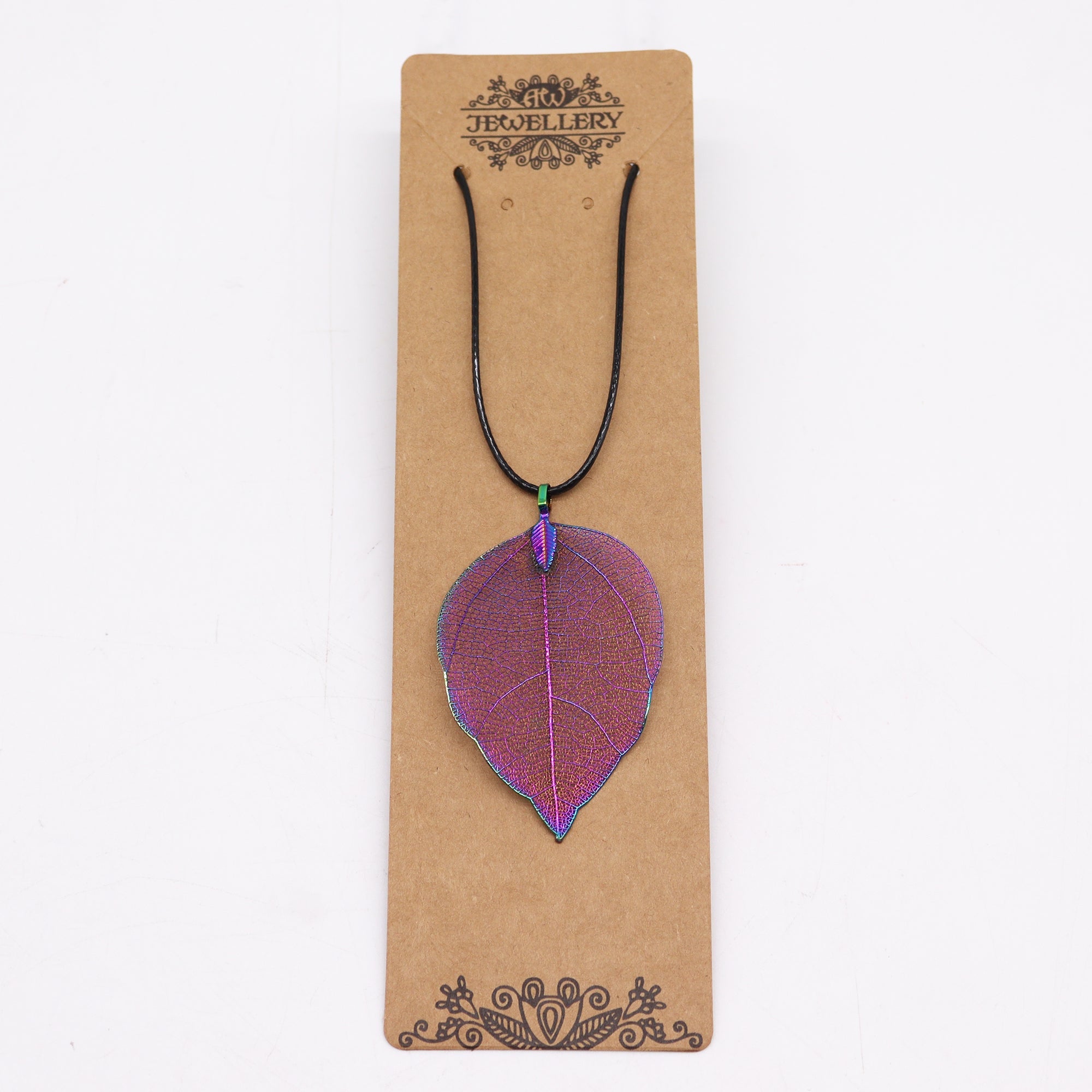 Necklace - Bravery Leaf - Multicoloured - Alchem Soul