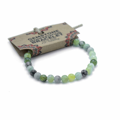 Olive Jade Gemstone Manifestation Bracelet - Alchem Soul