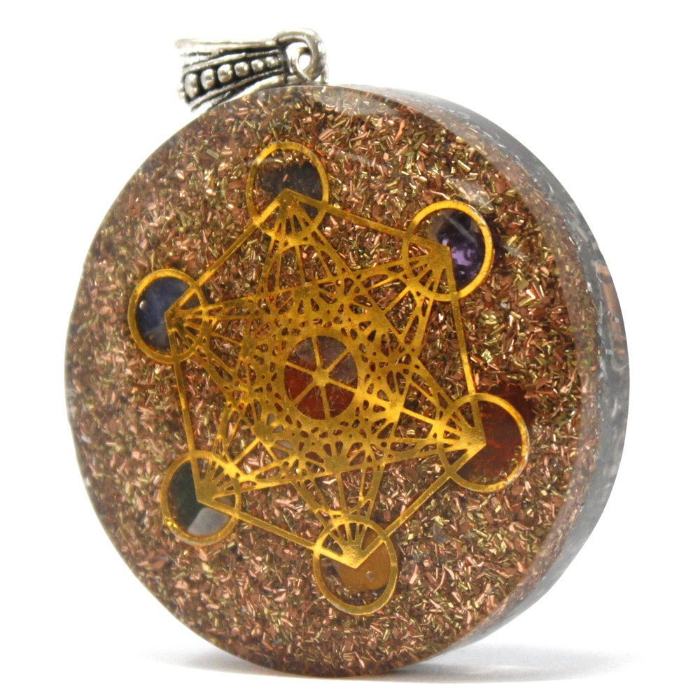 Orgonite Power Pendant - Multi Power Chakra - Lrg - Alchem Soul