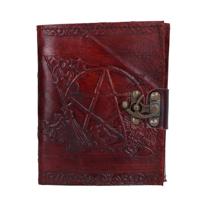 Pentagram Leather Emboss Journal+Lock(SIW) - Alchem Soul